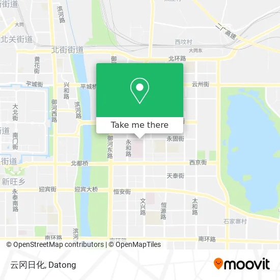 云冈日化 map