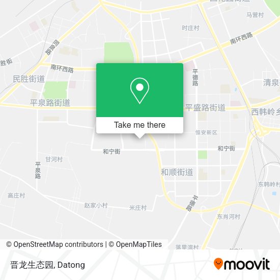 晋龙生态园 map