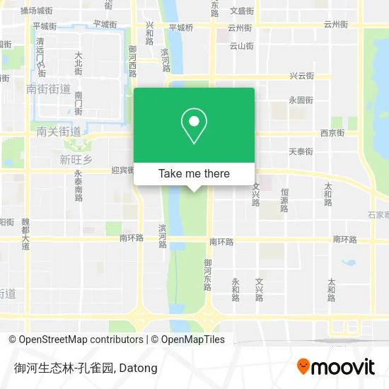 御河生态林-孔雀园 map