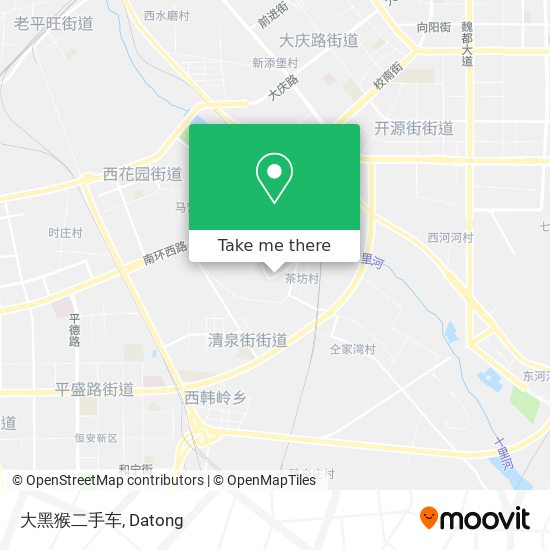 大黑猴二手车 map