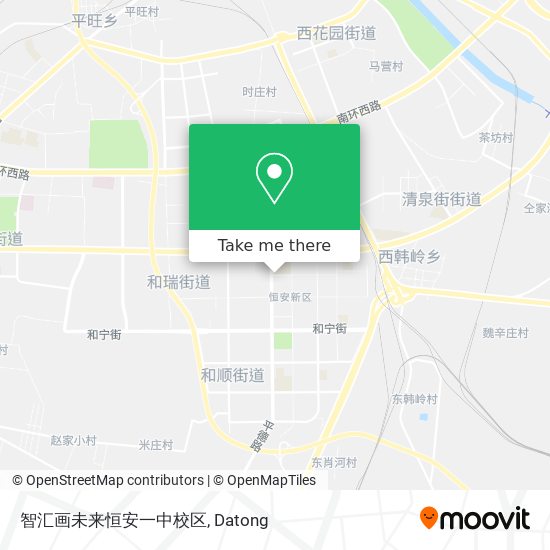 智汇画未来恒安一中校区 map