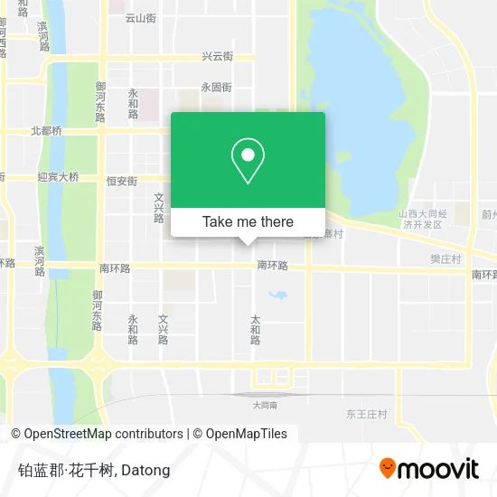 铂蓝郡·花千树 map