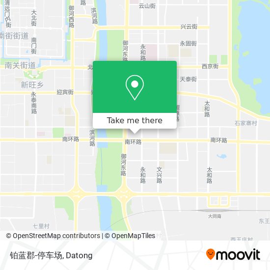 铂蓝郡-停车场 map