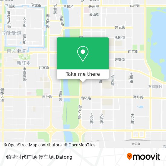 铂蓝时代广场-停车场 map
