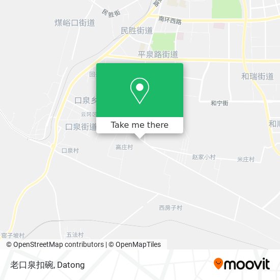 老口泉扣碗 map