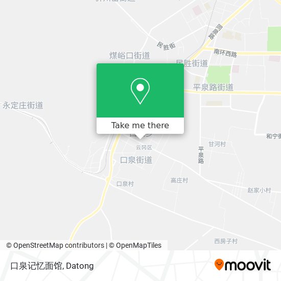 口泉记忆面馆 map