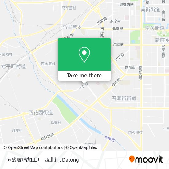 恒盛玻璃加工厂-西北门 map