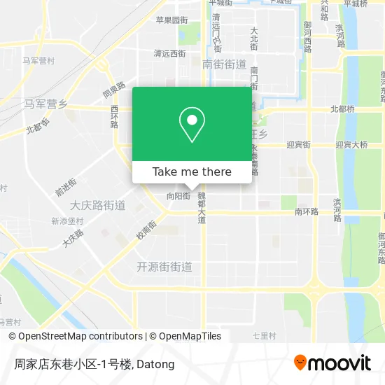 周家店东巷小区-1号楼 map