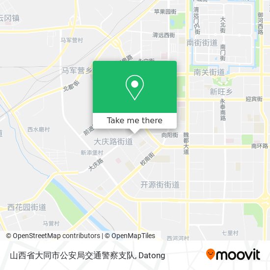 山西省大同市公安局交通警察支队 map