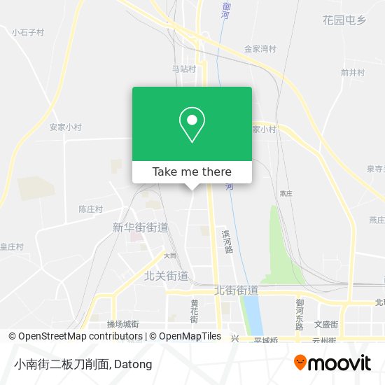 小南街二板刀削面 map