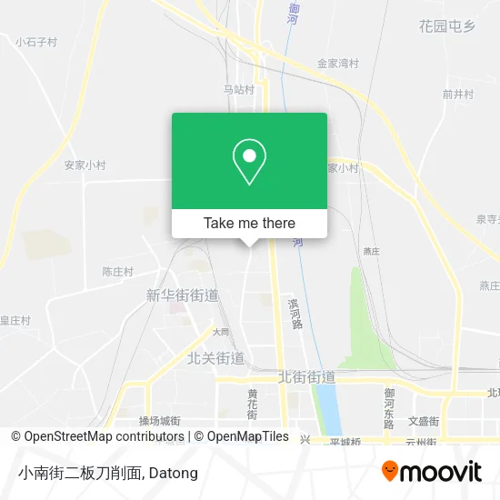 小南街二板刀削面 map