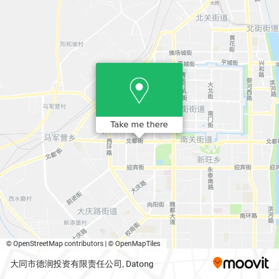 大同市德润投资有限责任公司 map