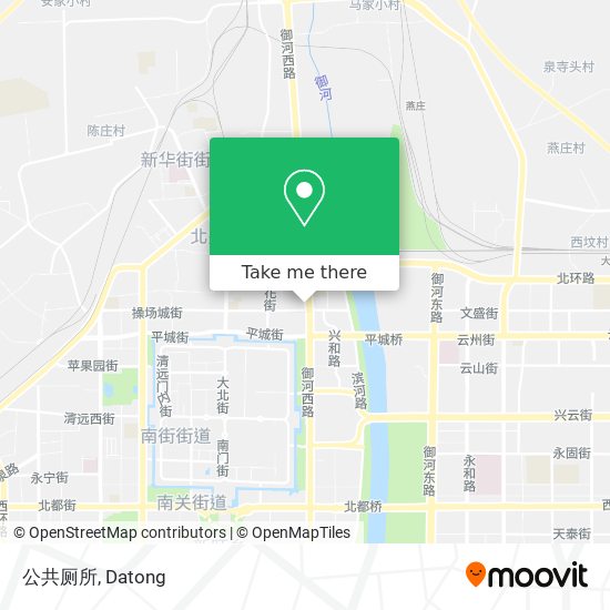 公共厕所 map