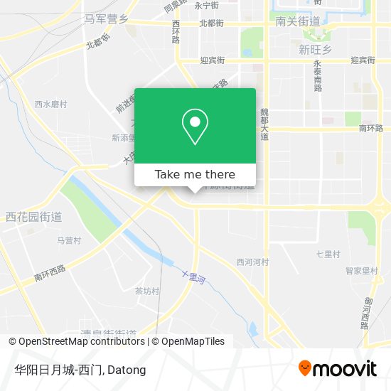 华阳日月城-西门 map