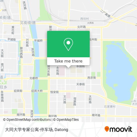 大同大学专家公寓-停车场 map