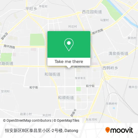 恒安新区B区泰昌里小区-2号楼 map