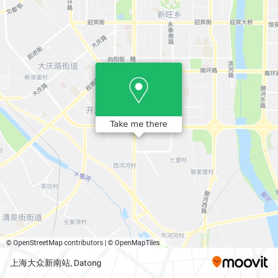 上海大众新南站 map