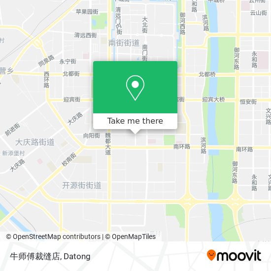 牛师傅裁缝店 map