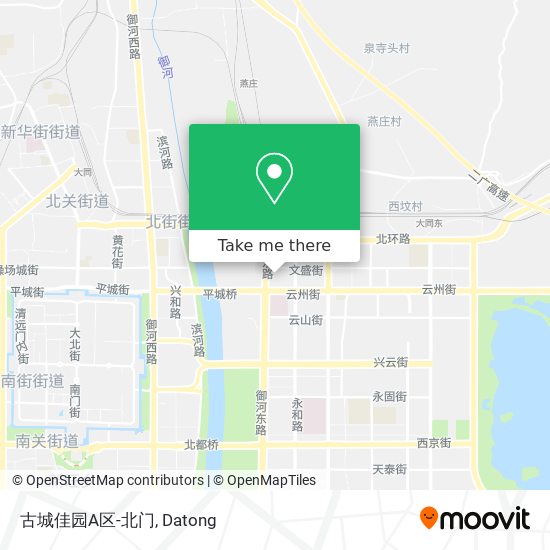 古城佳园A区-北门 map