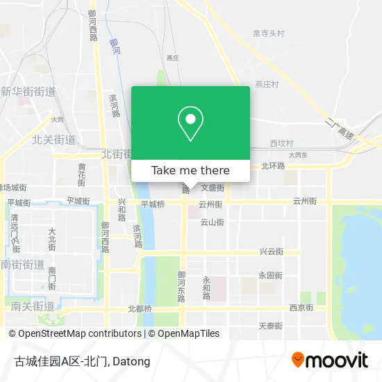 古城佳园A区-北门 map
