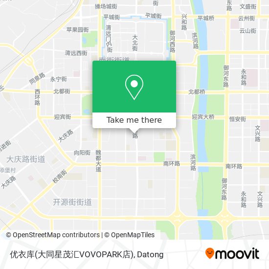 优衣库(大同星茂汇VOVOPARK店) map