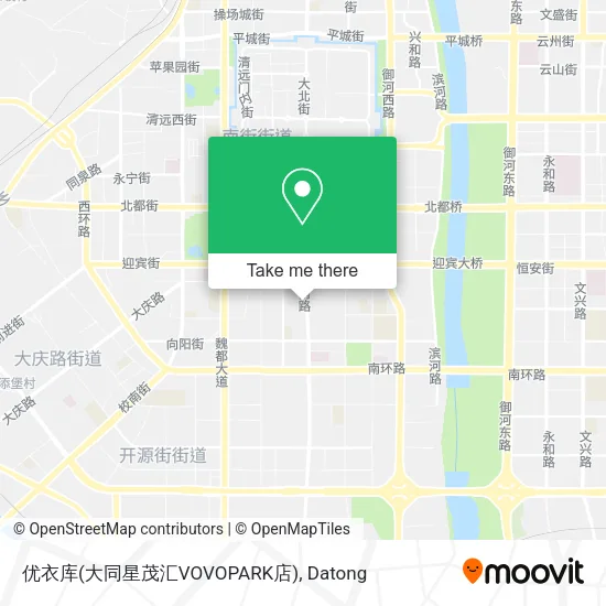 优衣库(大同星茂汇VOVOPARK店) map
