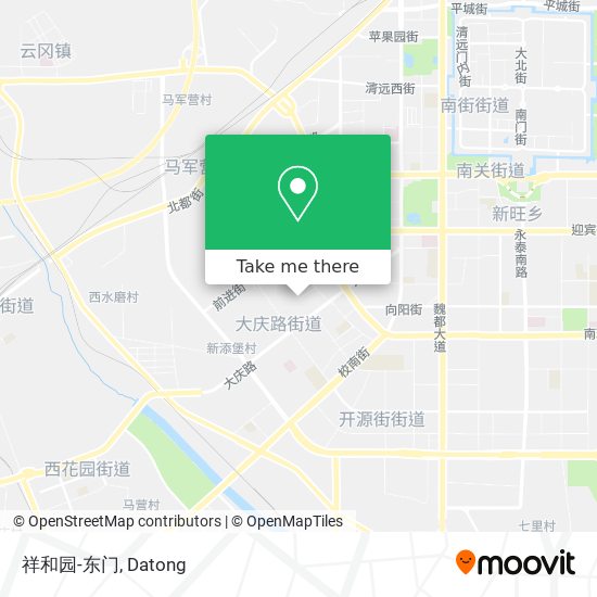 祥和园-东门 map