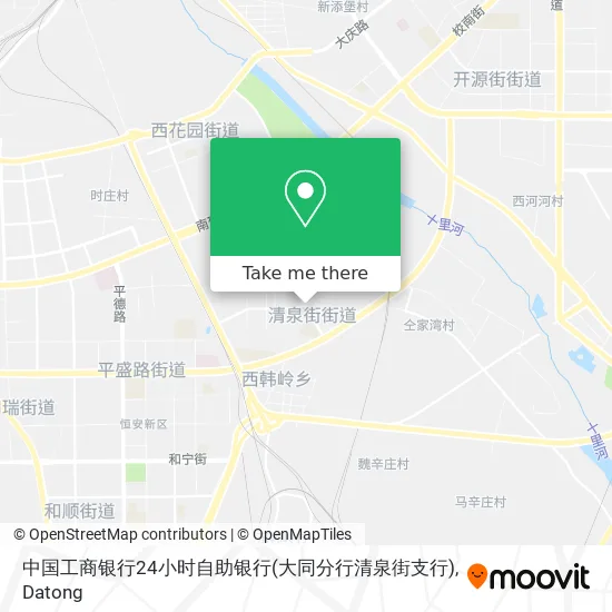 中国工商银行24小时自助银行(大同分行清泉街支行) map
