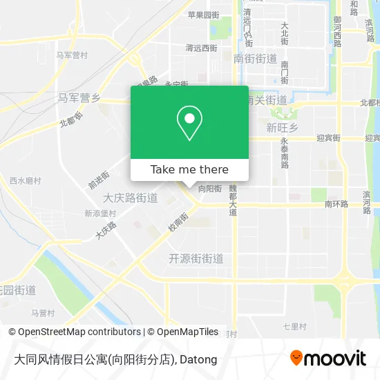 大同风情假日公寓(向阳街分店) map