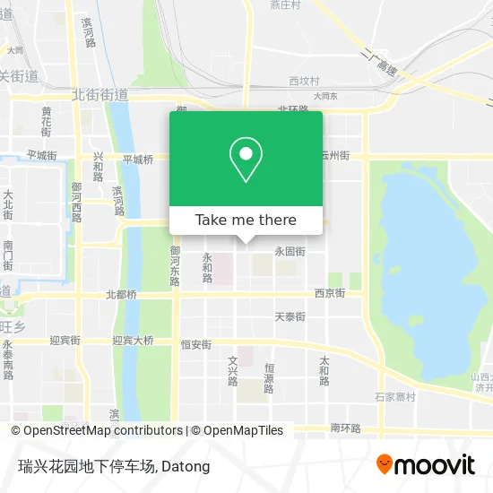 瑞兴花园地下停车场 map