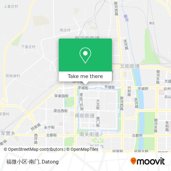 福微小区-南门 map
