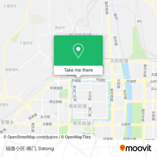 福微小区-南门 map