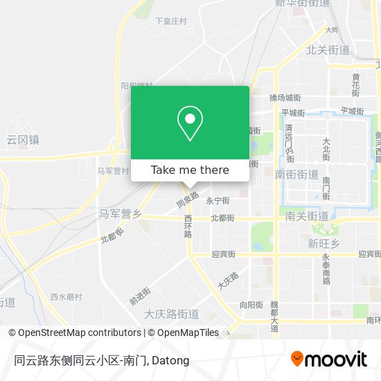 同云路东侧同云小区-南门 map