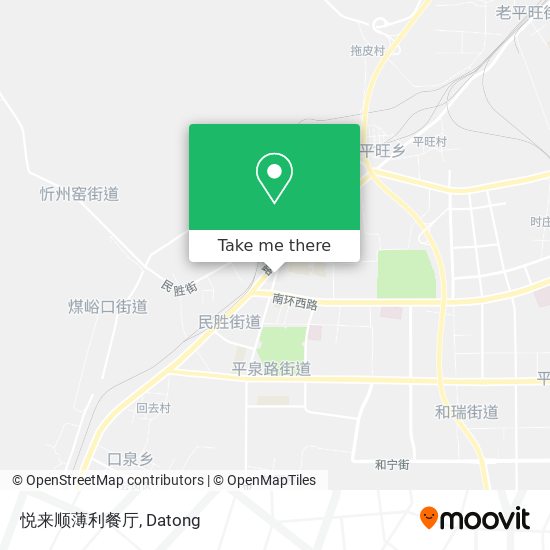 悦来顺薄利餐厅 map