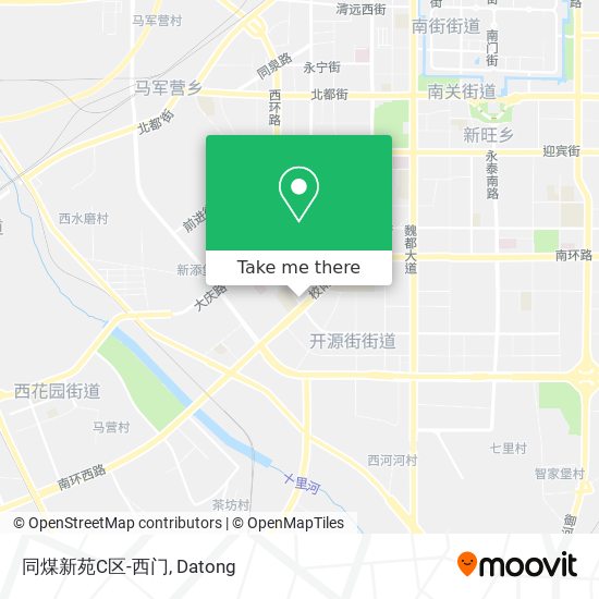同煤新苑C区-西门 map