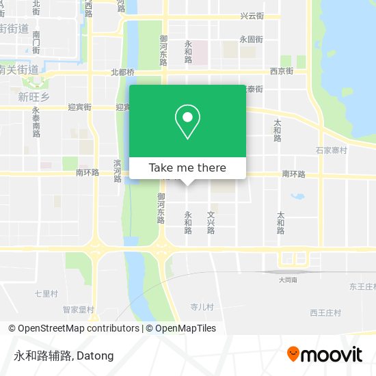 永和路辅路 map