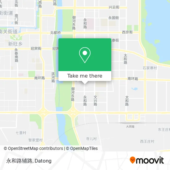 永和路辅路 map