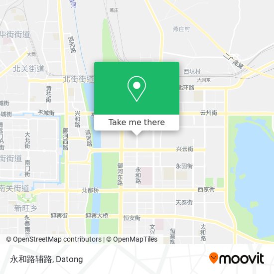 永和路辅路 map
