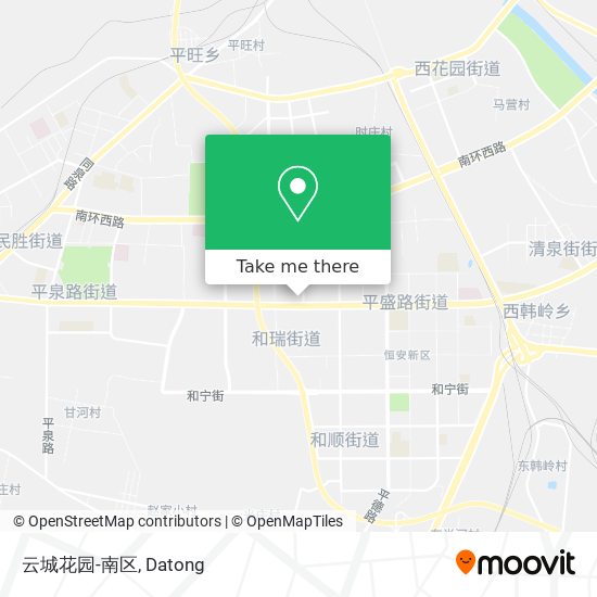 云城花园-南区 map