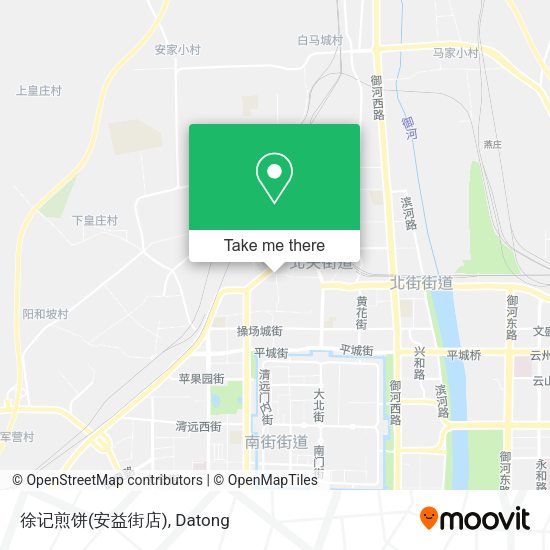 徐记煎饼(安益街店) map
