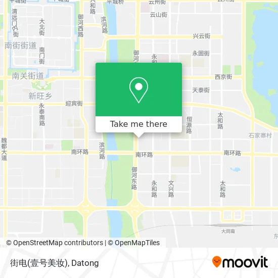 街电(壹号美妆) map