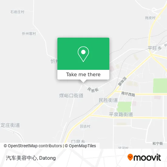 汽车美容中心 map