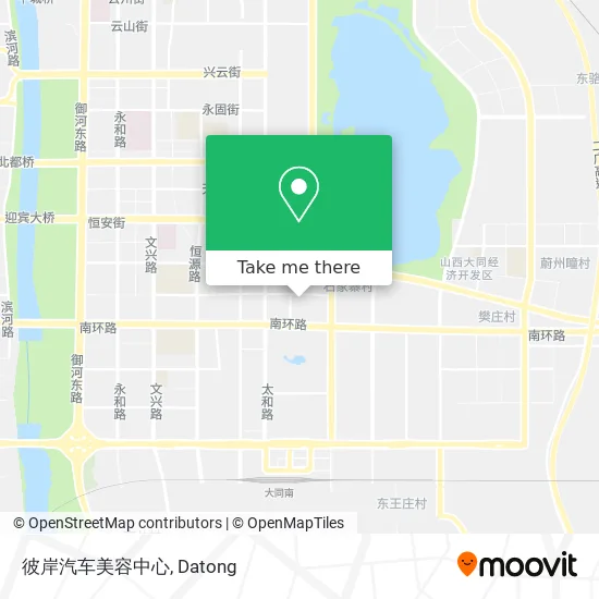 彼岸汽车美容中心 map
