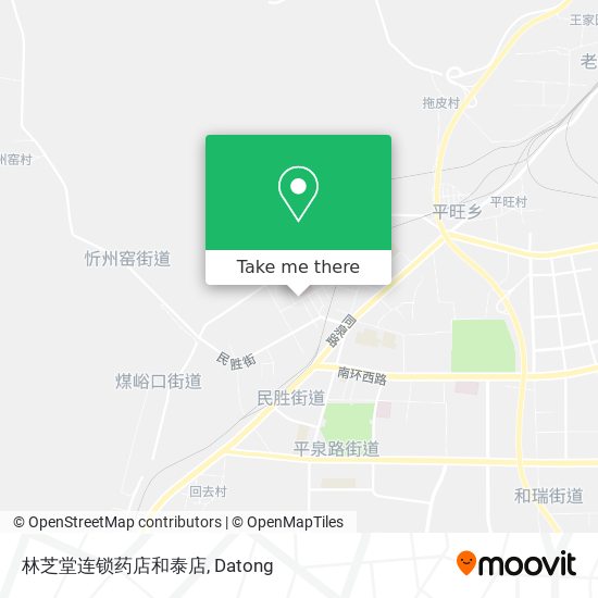 林芝堂连锁药店和泰店 map