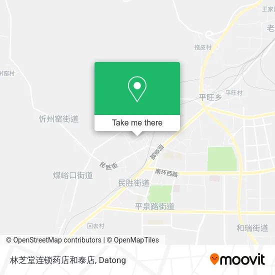 林芝堂连锁药店和泰店 map