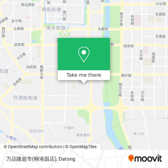 万品隆超市(柳港园店) map