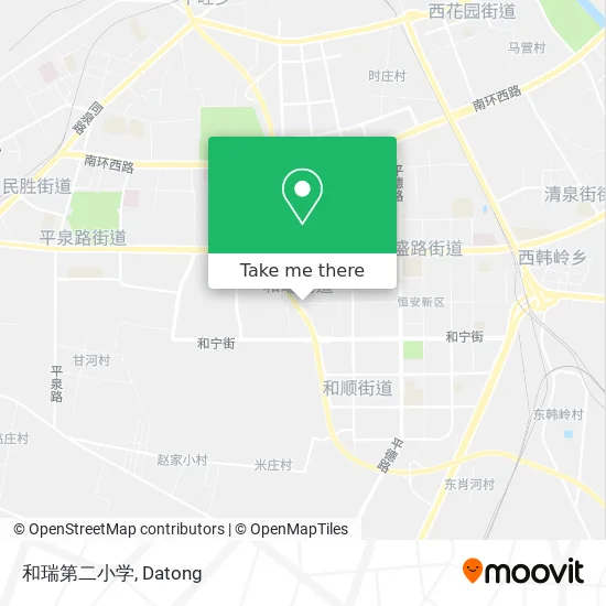 和瑞第二小学 map
