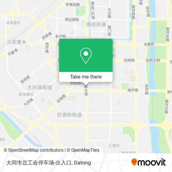 大同市总工会停车场-出入口 map