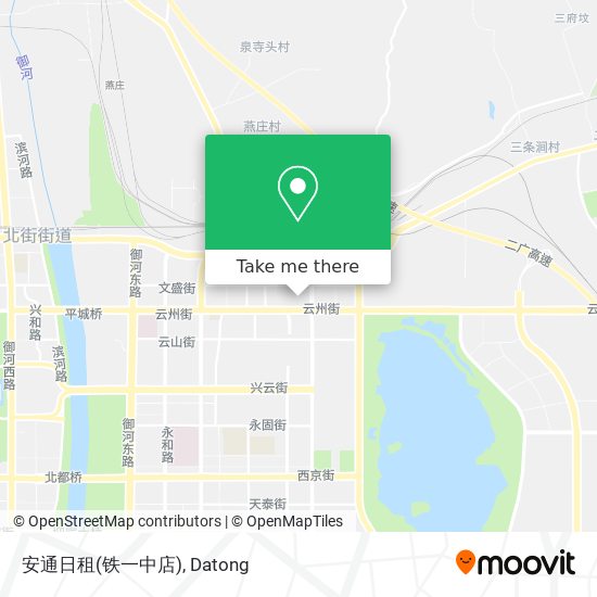 安通日租(铁一中店) map