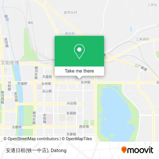 安通日租(铁一中店) map